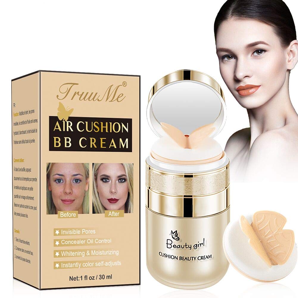 Mroobest BB Air Cushion, BB Cream, CC Cream, All-Day Lasting Nude