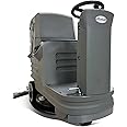 Emotor Ride-On Floor Scrubber Machine 21" Brush w/ 38 Inch Squeegee, 21.1 Gallon Tank Automatic Commercial Riding Floor Cleaning Scrubber, Strong Vaccum Motor 550W Cleaning Efficiency 52,204 ft²/hr