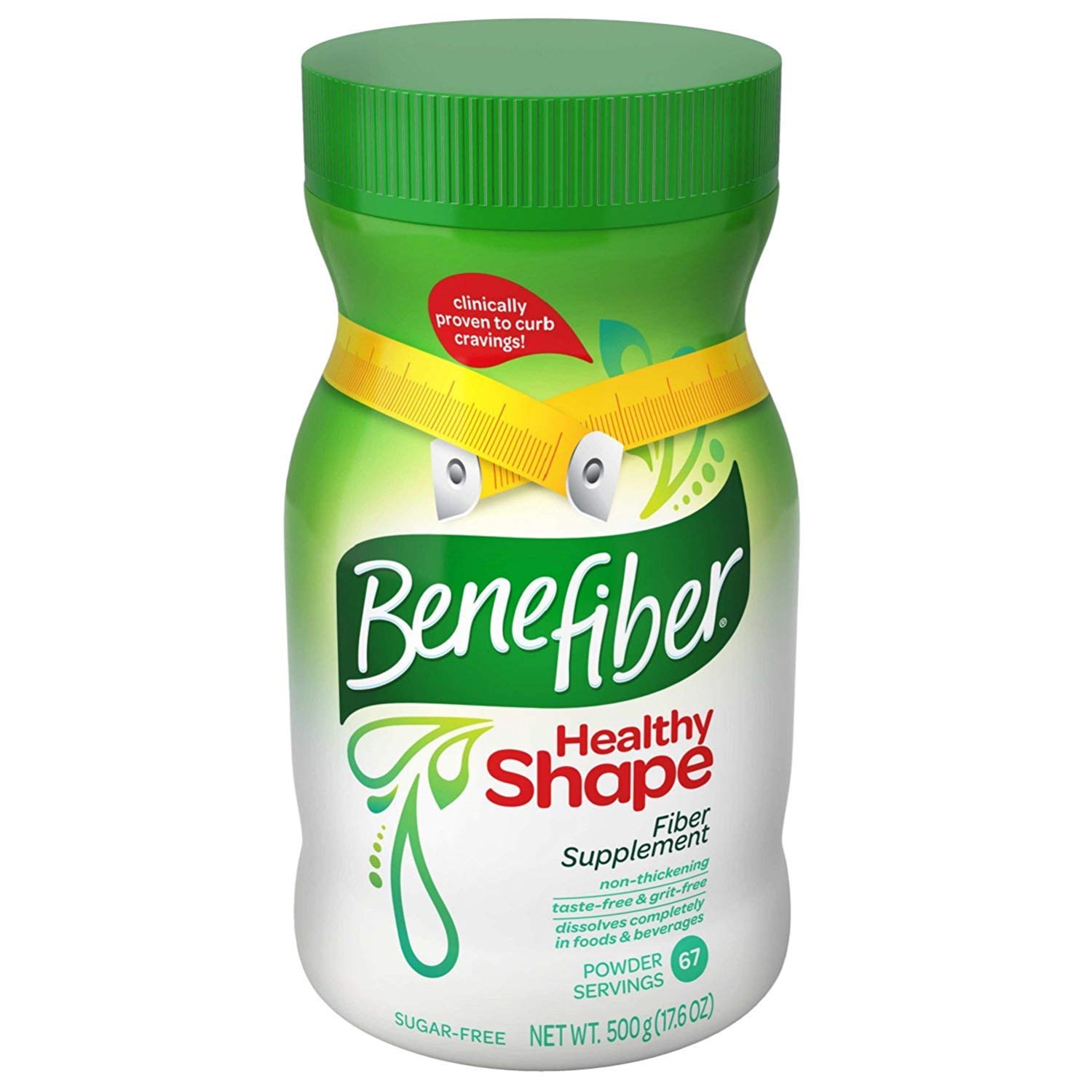 Benefiber Healthy Shape TasteFree Fiber Supplement Powder, 17.6 Ounce