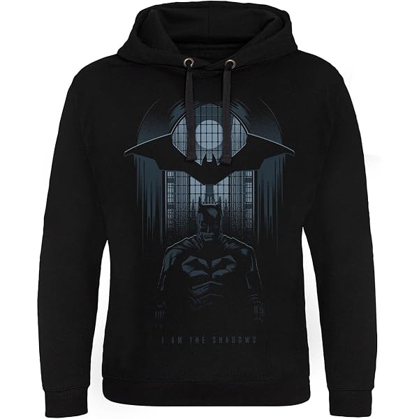 Batman Pull à capuche pour, Noir, M