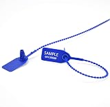 cocolele 100x Dark Blue Tamper Seals Zip Ties Fire Extinguisher Security Tags view 5
