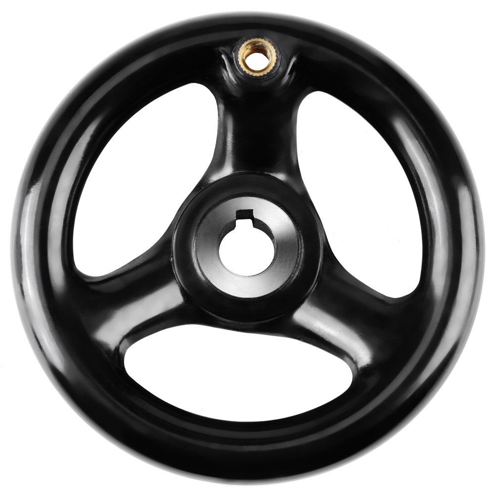 Grinders Industrial Milling Machine 12100mm Black Round 3 Spoke Handle