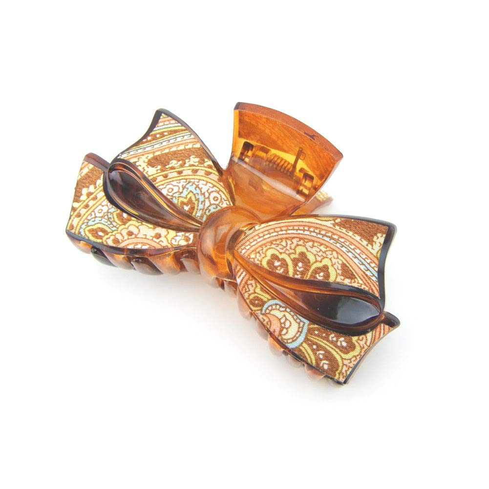 Meilliwish Noble Beautiful Lady Hair Claw Clip 1 PCS(D91)(BowBrown) — image 1