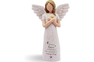 BORLESTA Sympathy Gifts for Loss of Loved One - Memorial Gifts, Sympathy Gift, Miscarriage Gifts for Mothers, Memorial Gifts for Loss of Dad, Mom, Bereavement Gifts - Angels Figurines