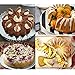 Baker Depot Big Silicone Mold for Cake Round Pizza Pan Heart Baking Tools Chiffon Cake Molds Bread Bakeware Mold Diy Mould For Kitchen, Set of 4