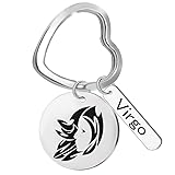 Chic Love 12 Constellations Keychain-Back to