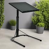 Azuma Folding Laptop Table 43x43cm Tilt Top Adjustable Height 61/67/73cm view 6