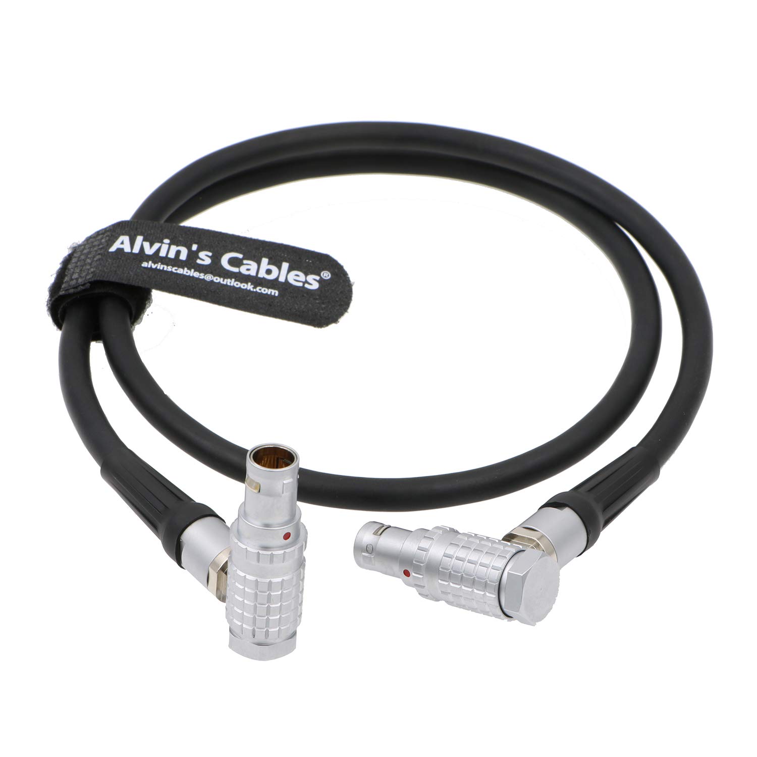 Alvin's Cables LCD EVF Cable for Red Epic Scarlet 16 Pin Male Right Angle 80CM
