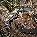 MOSSY OAK Karambit Knife Set 2-Piece, Folding Tactical and Fixed Blade Knife with Sheath