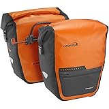 Ibera Bike Bag Panniers For Bicycles 30L (Pair) Waterproof -Bike Panniers PakRak Clip-On Quick-Release - Bike Saddle Bags For