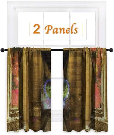 Amazon Com Egypt Curtains And Valances Unusual Mystical Icon