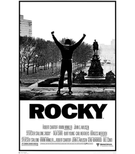 Amazon.com: Rocky Movie Poster His whole life was a million to one