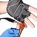 WOLFBIKE Non-Slip Gel Pad Gloves Cycling Riding Gloves,Red,L(8-9cm)