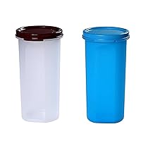 Signoraware Modular Round Container Set, 650ml, Set of 2, Multicolour
