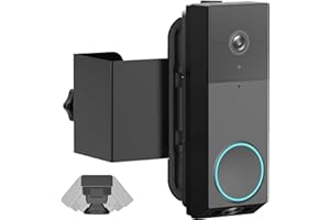 Borcorz Anti-Theft Adjustable Mount for Wyze Duo Cam Doorbell, No Drill Mount for Wyze Duo Cam Doorbell Camera, Adjustable (4