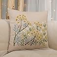 ATOLY Embroidery Kit with Daisy Pattern Pillowcase Cover, Instruction, Drawings, for Pillow Cover, Cushion Cover - 17×17 Inches