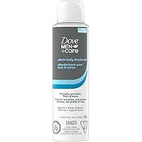 Dove Men+Care Whole Body Deodorant Spray, Aluminum Free, for Pits, Privates, Feet & More, Marine + Blue Cypress, 113 g