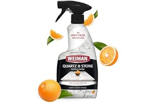 Weiman 330 Quartz Countertop Cleaner and Polish - 16 Ounce - UV Protection for Countertops Islands and Stone Surfaces