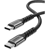 Sharge 240W USB-C Fast Charging Cable, 4.9ft Braided, PD3.1, Ultra-Durable for Laptops, Smartphones, Tablets, Steam Deck, Switch &amp; More