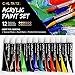 Quality Acrylic Paints - Best Acrylic Paint Set For Painting Canvas, Wood, Fabric, Clay, Ceramics, Glass, Nail Art & Crafts 12X12ml Carefully Selected Colors – Great For Beginners, to Hobby Painters