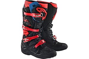 Troy Lee Designs Alpinestars Tech-7 Boots (11) (Black/Rocket RED)