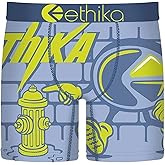 Ethika Men’s Mid Boxer Brief, 4-Way Stretch Performance Underwear - Walk This Way