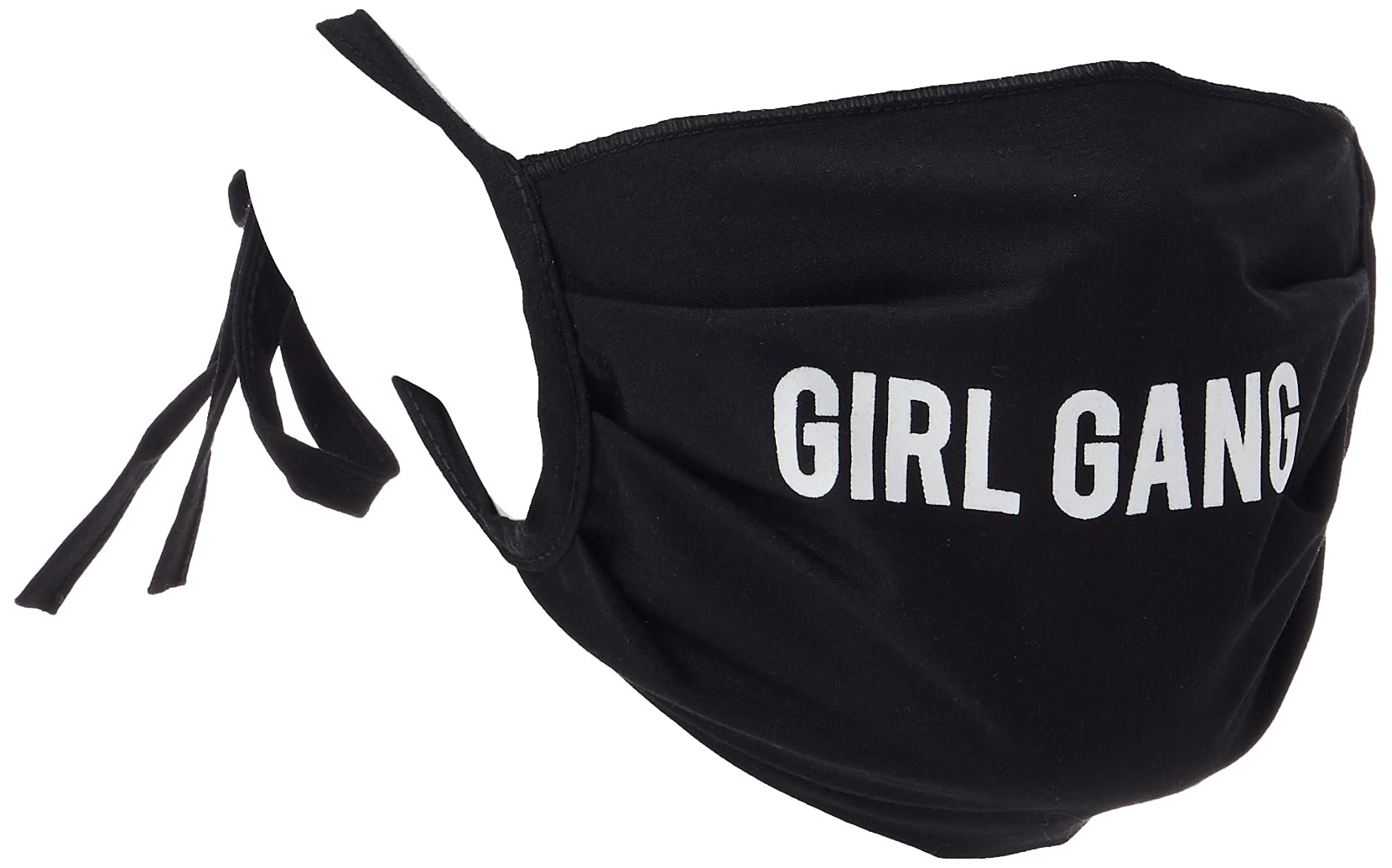Mister Tee Girl Gang Face Mask 2-Pack Everyday, Black, One Size