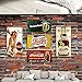 Easy Painter 5PCS Vintage Beer Signs Beer Metal Tin Plate Signs Cola Poster Vintage Cafe Garage Retro Kitchen Office Pub Bar (11.8x6inchx5pcs)