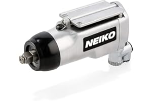Neiko 30088A 3/8" Drive Butterfly Impact Wrench, 75 Foot/Pound High Power Outlet Air Wrench, 10,000 RPM Pneumatic Impact Wrench, 1/4” Air Inlet 3/8” Air Hose Size Pneumatic Tool for Mechanics