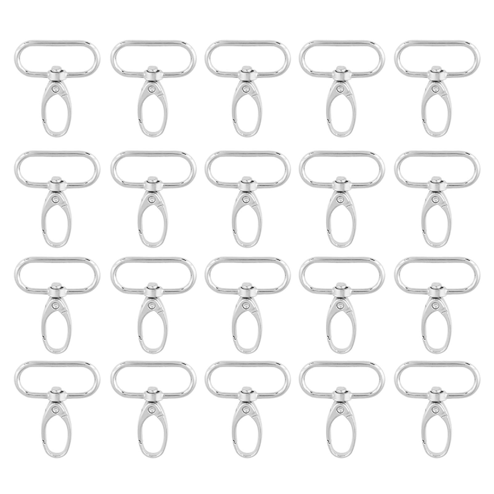 WGFOIP Swivel Trigger Clips, Zinc Alloy Swivel Snap Hook Keychain with 4 Sizes, for Keys Bottle Bag Tent Rope Connection Accessories