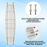 KINBOM 3-Step Heavy Duty Plastic Pool Ladder Steps Replacement White view 3