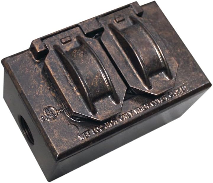 Sigma Electric, Oil Rubbed Bronze 16446ORB TRWR Duplex Receptacle Kit