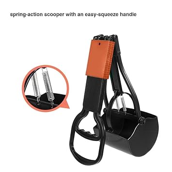 Foodie Puppies Foldable Potty Scooper for Dogs (Large) - Color May Vary