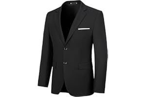 SISAVE Blazer for Men Casual Mens Suit Jacket Slim Fit Men's Suit Outfit Notch Lapel Men's Sport Coats & Blazers