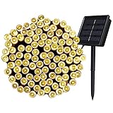 Innoo Tech 8 Mode Decoration 200 Solar String LED Lights, 72-Feet, Warm White