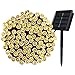 Innoo Tech 200 Outdoor Solar String Lights Led Warm White Garden Light Fairy 8 Mode Decoration Lighting Bulb for Patio, Wedding, Camping, Christmas, Yard, Deck, Indoor, Party