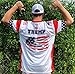 Greater Half Custom White Trump #45 Football Jersey (Small-XXXXL)