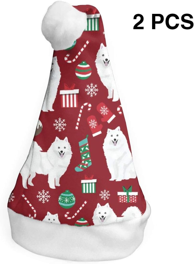 burgundy christmas hat