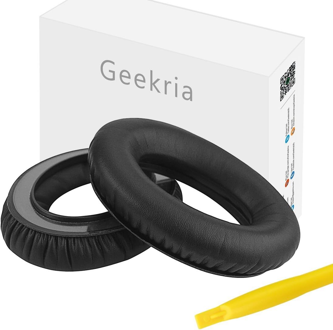 Geekria Replacement Ear Pads for Sennheiser HD525, HD535, HD545, HD565, HD580, HD600, HD650, HD660S, HD6XX