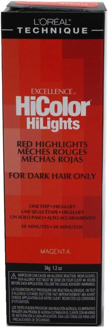 Loreal Excel Hicolor Highlights Magenta 35 ml 6 Pack