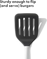 OXO Steel Silicone Flexible Turner - Nonstick Safe Spatula view 6
