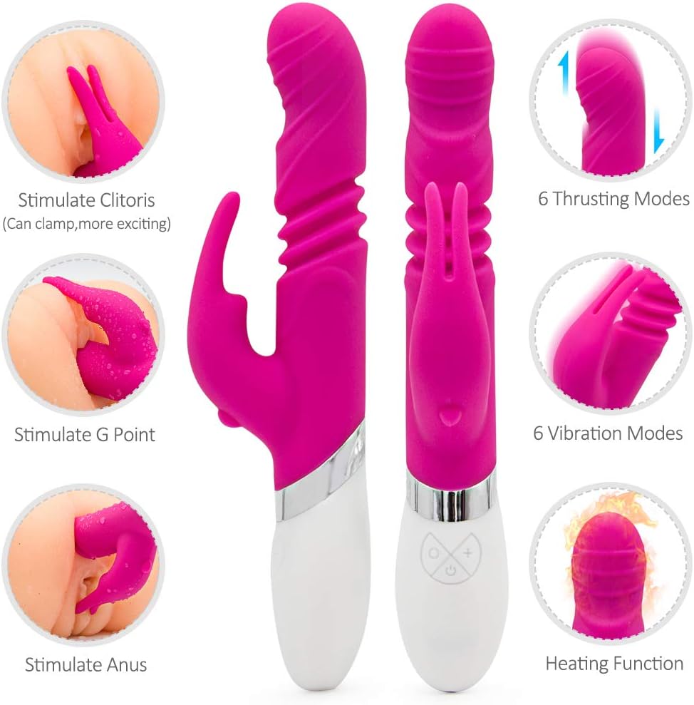 Vibrantor for Women Thrǔstíng Víbtátǒrs Wǒměn, Dedicated Stick for Simulating Skin Safety Insertable Flexible Medical Grade Flexible Silicone