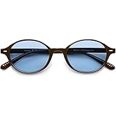 SOJOS Retro Oval Round Polarized Sunglasses Womens Mens, Small Chic Vintage Trendy Sunnies SJ2611