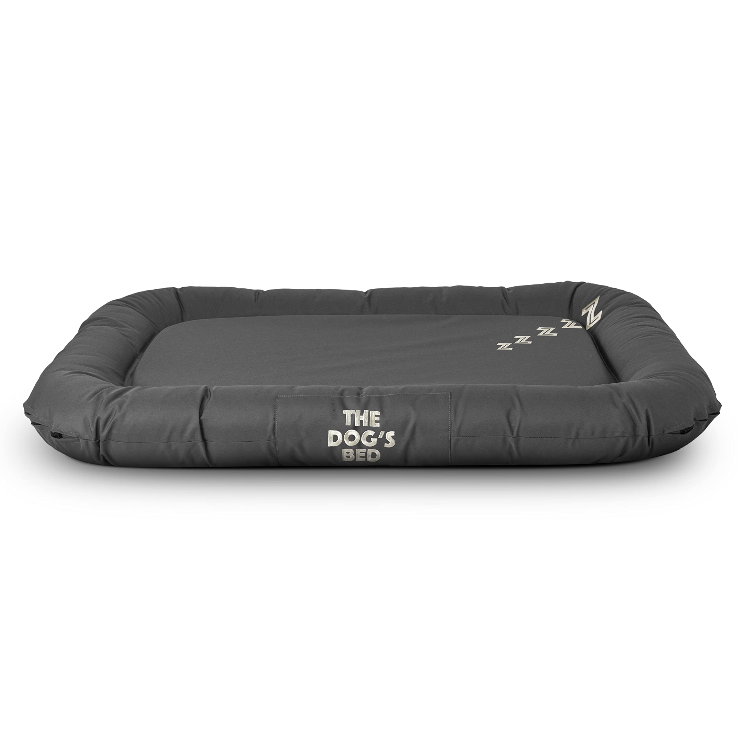 The Dog’s Bed Replacement Outer Cover, Oxford Fabric, Grey, XL