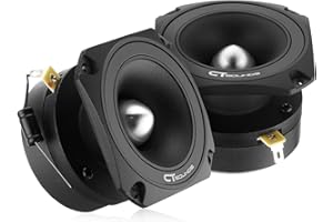 CT Sounds TX-35A 3.5” 600-Watt Titanium Super Tweeters, Pair