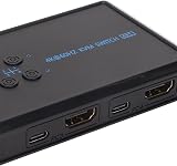 Zunate 4K KVM Switch HDMI 2.0 USB 2.0 PC Hub for Mouse Keyboard Printer view 8
