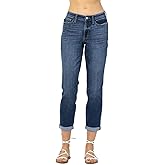 Judy Blue Women's Mid Rise Stretchy Boyfriend Jeans