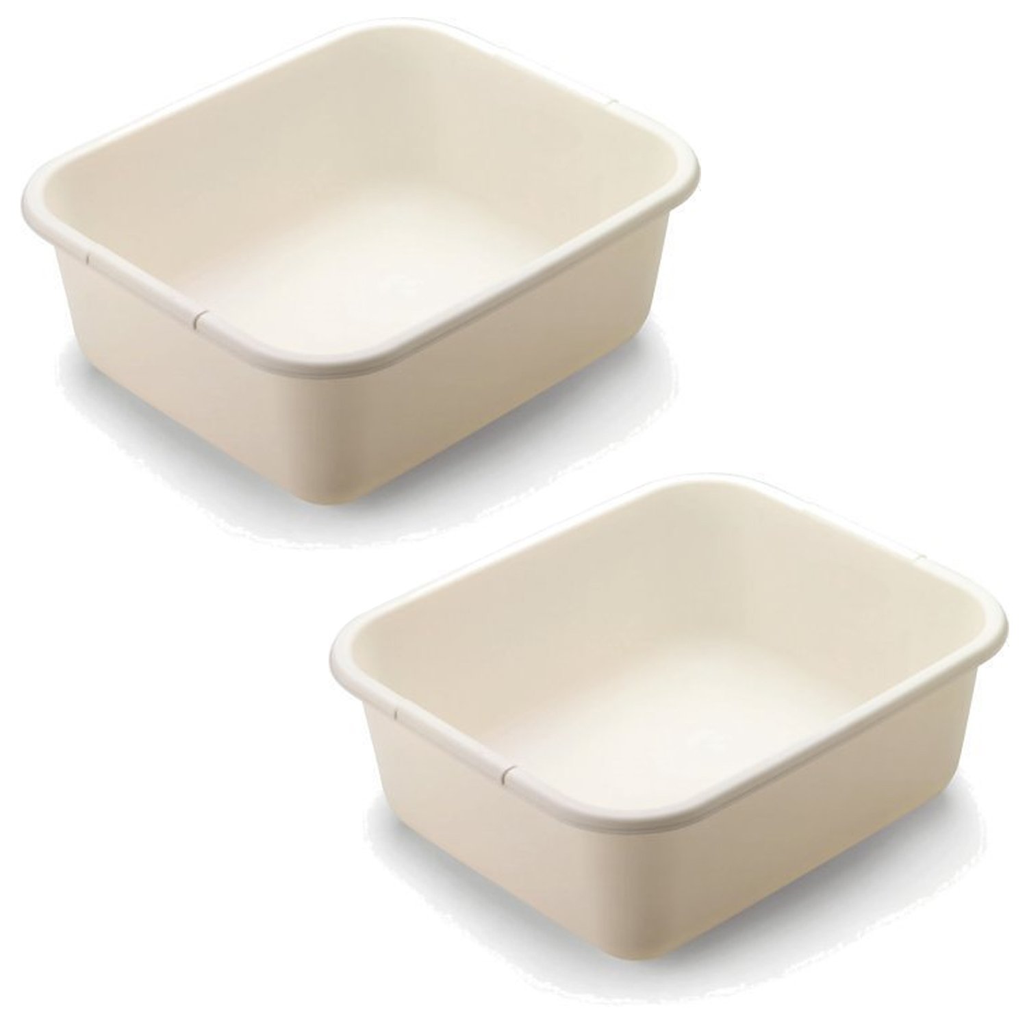 Chafing Dishes Rubbermaid 2951AR BISQUE 11.4 QT Bisque Dish Pan 2Pack