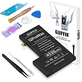 GUPFIX Battery for iPhone 12Pro Max No Pop-up Unknown Part Warning | No Unknown Part Info High Real Capacity Long Last Time Wireless Charging Support Durable Tool For DIY User Phone Repair Shop