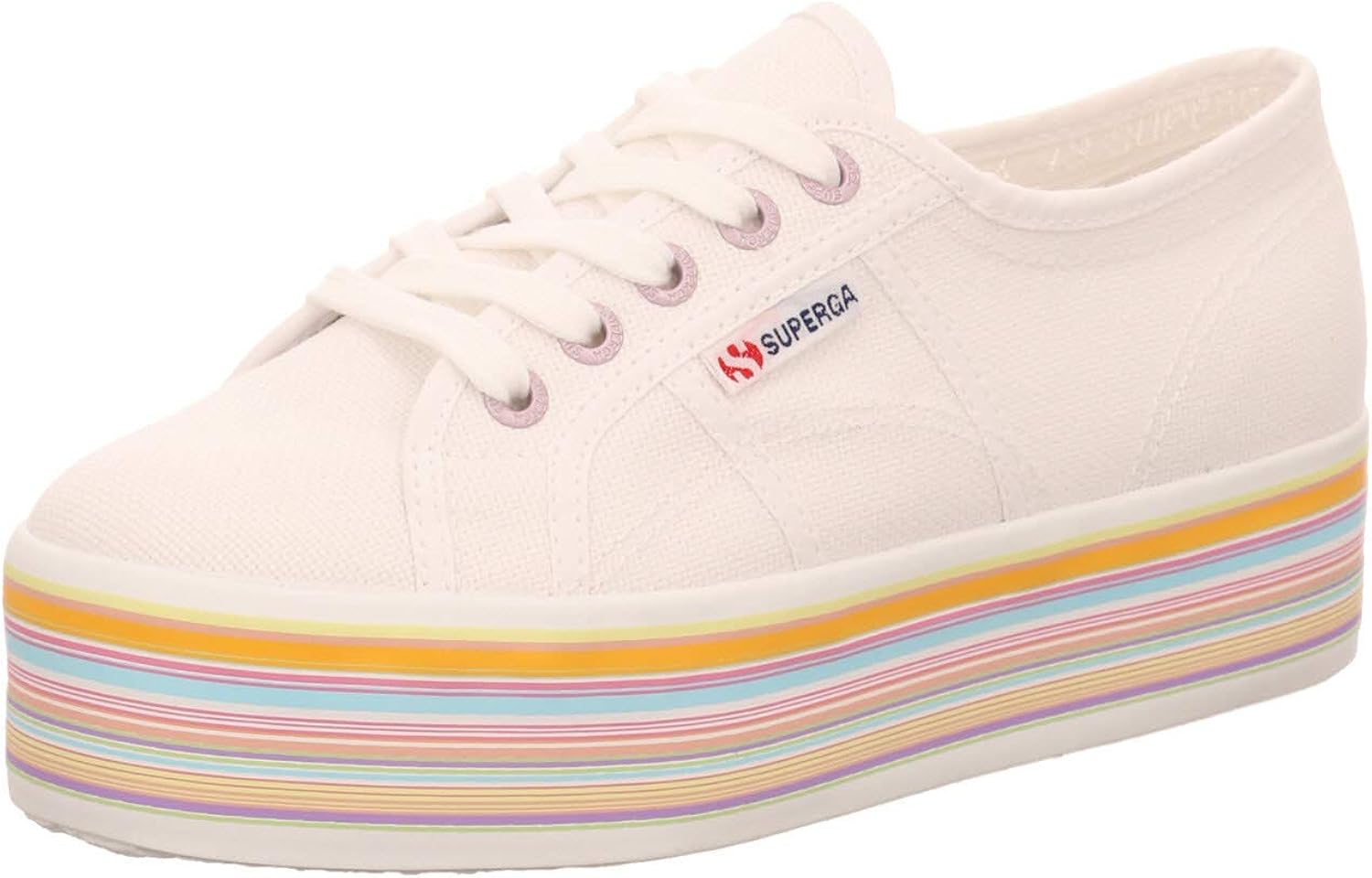 superga canvas wedge sneakers